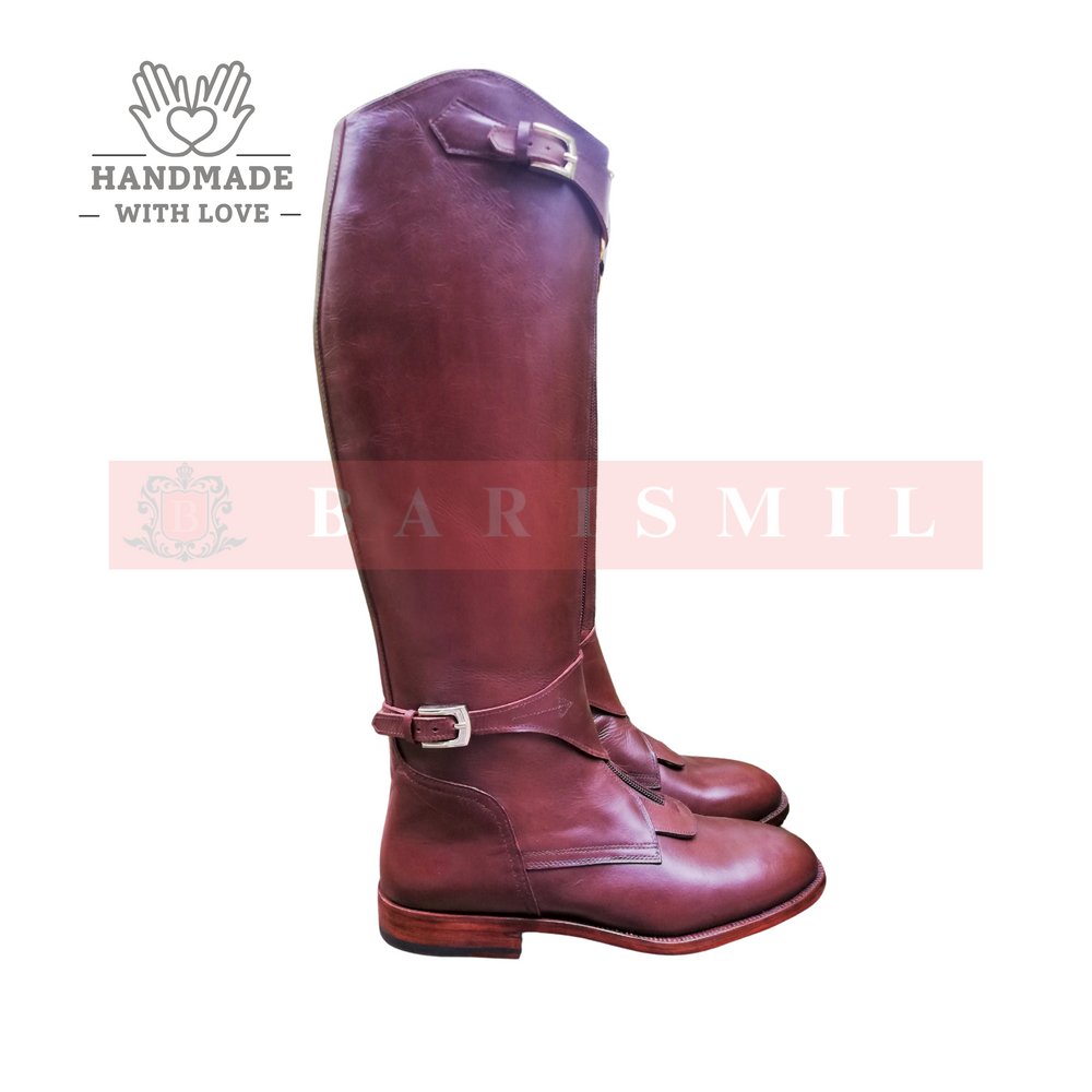 
                  
                    Equestrian - Brown Leather Riding Boots
                  
                